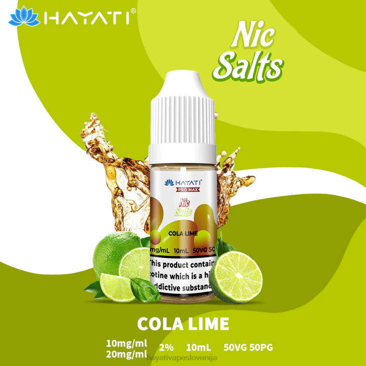 Hayati ljubljana - Hayati Pro Max nične soli kola limeta NNNF237