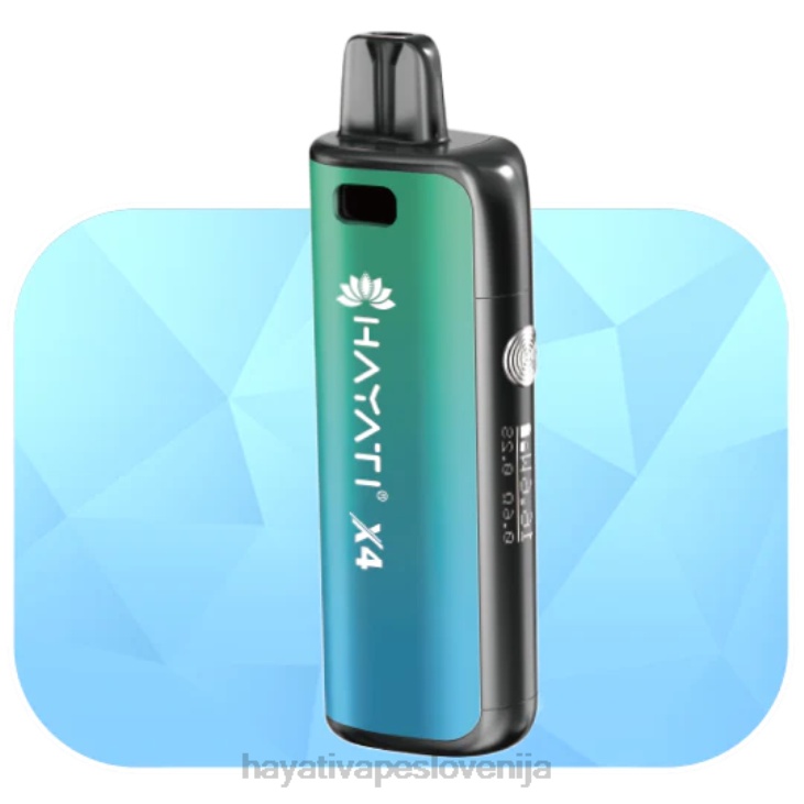 Hayati flavour list - Hayati X4 sistem pod za ponovno polnjenje aurora zelena NNNF59