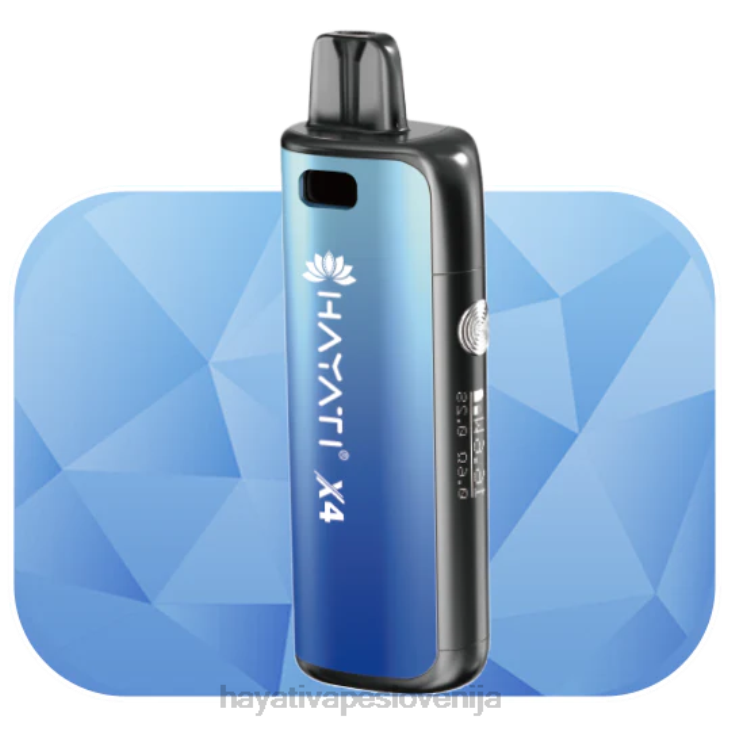 Hayati vape Slovenija - Hayati X4 sistem pod za ponovno polnjenje hudourniško modra NNNF63