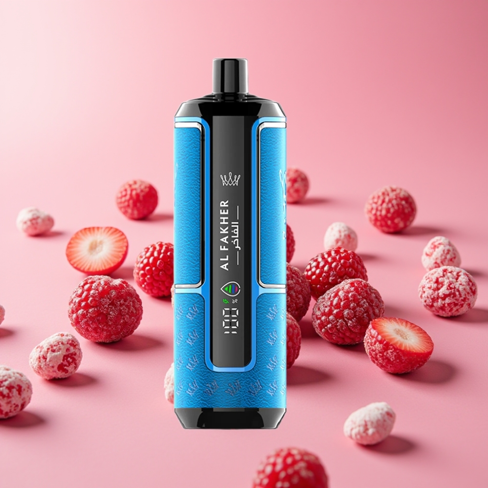 Al Fakher Crown Bar 15K Hypermax Disposable Vape Kit Jagodični led, 22ml, 600mAh, 15000 povlekov