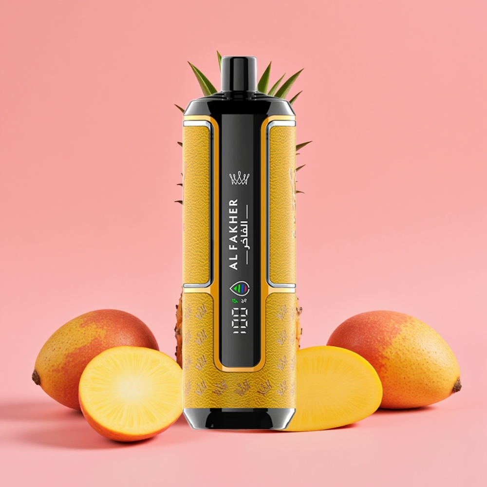 Al Fakher Crown Bar 15K Hypermax Disposable Vape Kit Mango Ananas, 22ml, 15.000 vdihov
