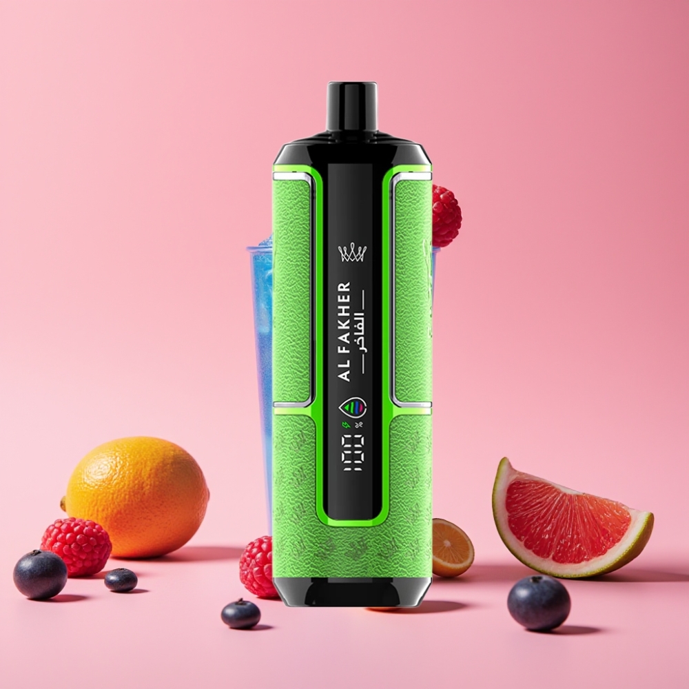 Al Fakher Crown Bar 15K Hypermax Disposable Vape Kit Modra Malina Limonada 22ml/600mAh/15K pufov