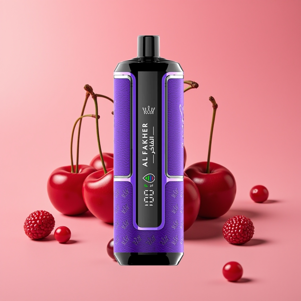 Al Fakher Crown Bar 15K Hypermax Disposable Vape Kit Češnjeva fiesta, 22ml, 15000 potegov