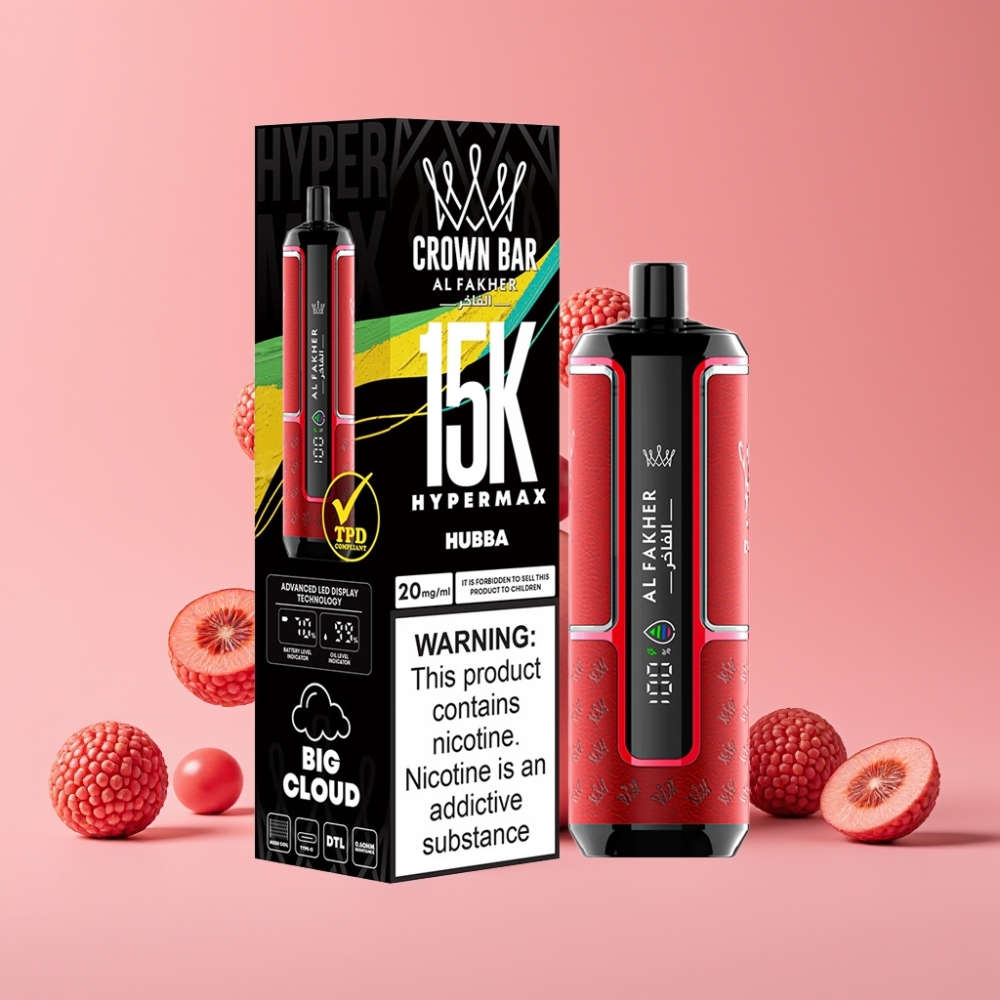 Al Fakher Crown Bar 15K Hypermax Hubba 22ml/600mAh/15.000 vdihov