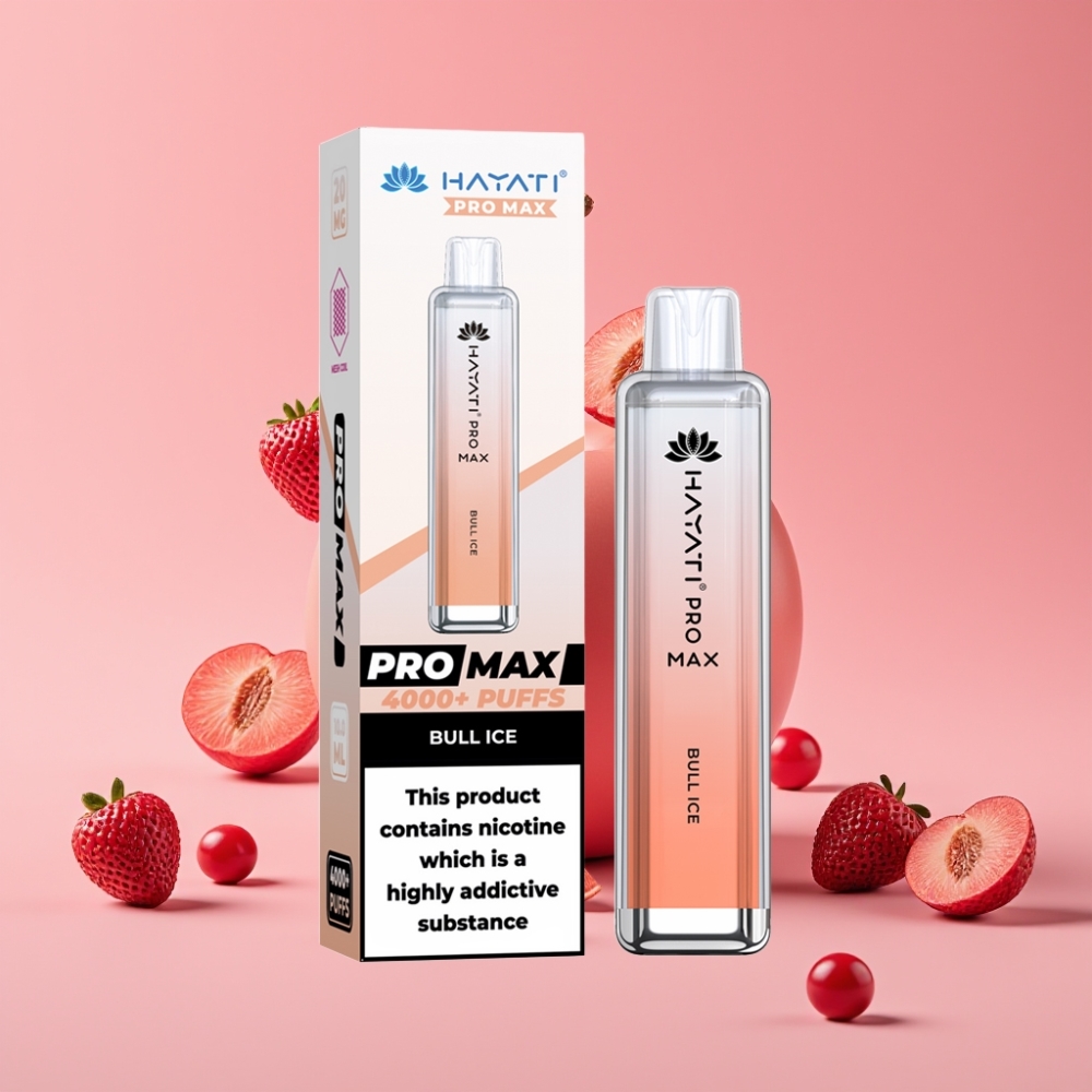 Hayati Pro Max 4000 Puffs Disposable Vape Bull Ice 2ml/5%/1400mAh