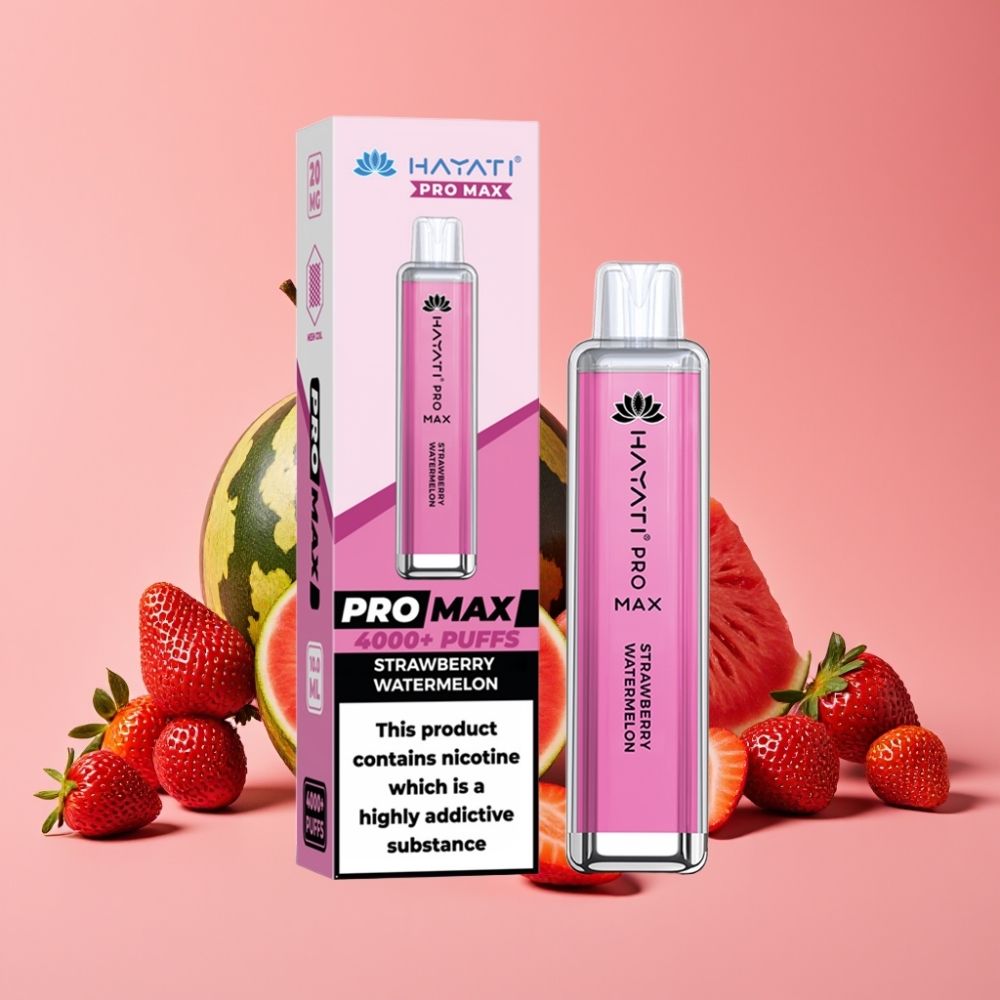 Hayati Pro Max 4000 Puffs Disposable Vape Jagoda Lubenica, 1400mAh, 2ml