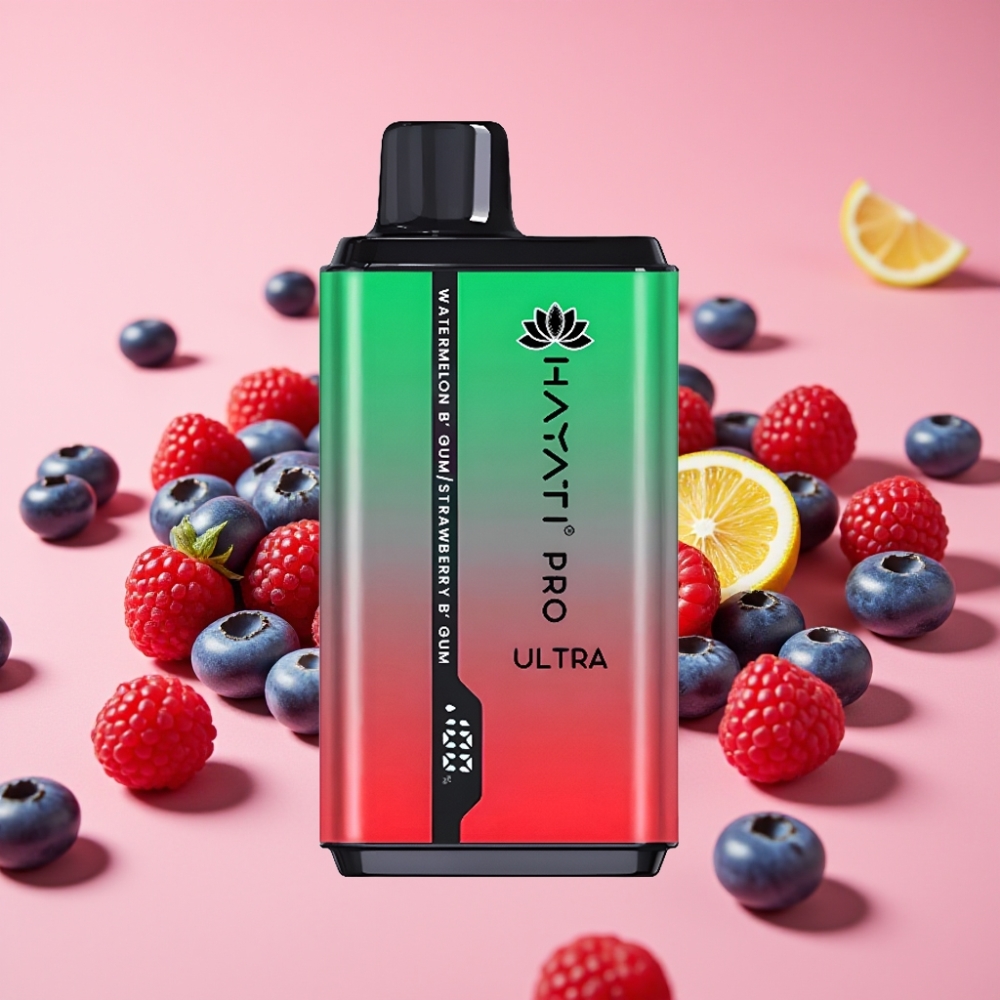 Hayati Pro Ultra 15000 Puffs Borovnica Malina Češnja Limona & Borovnica 2×12ml 2% 850mAh