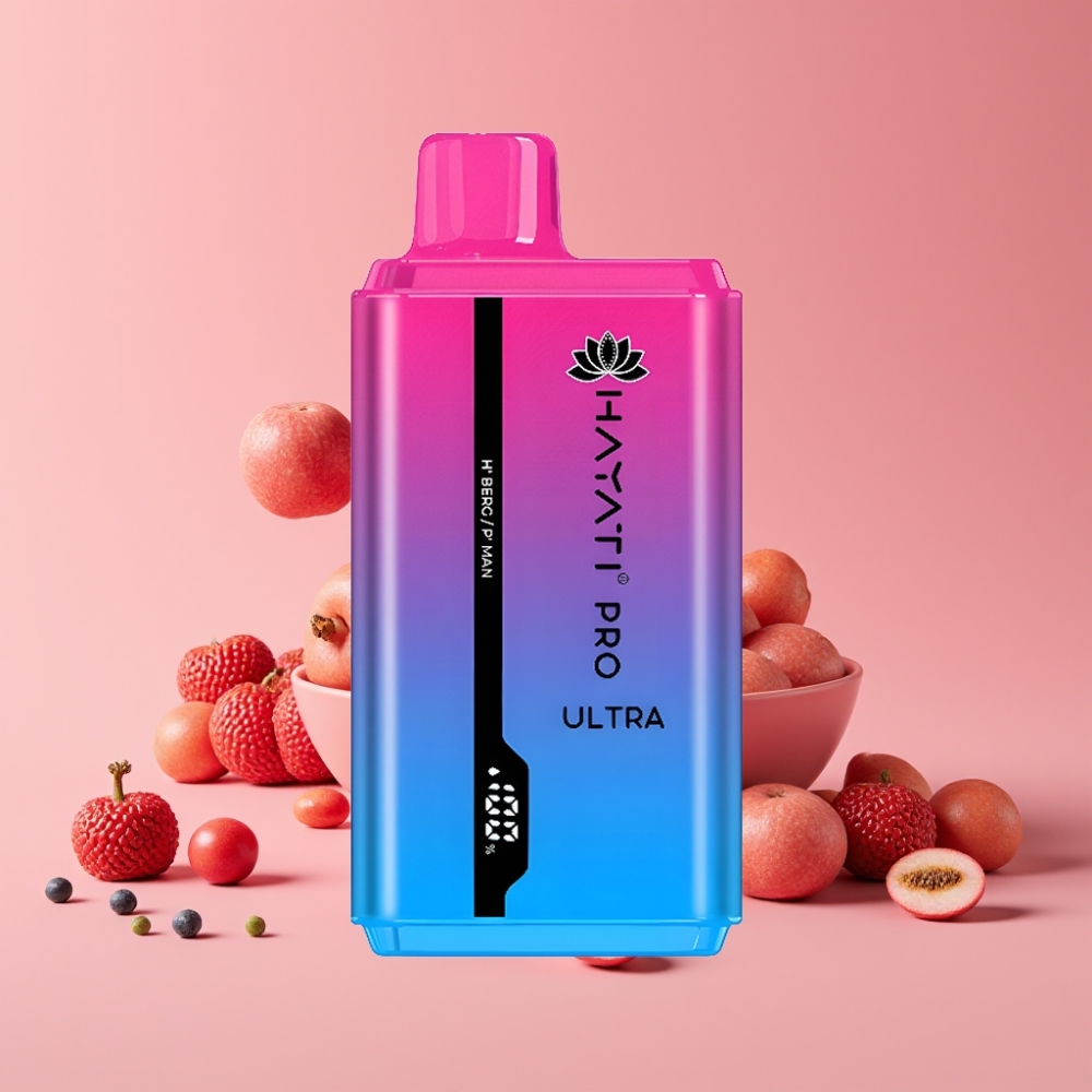 Hayati Pro Ultra 15000 Puffs H' Berg P' Moški 2×12ml 2% 49 okusov