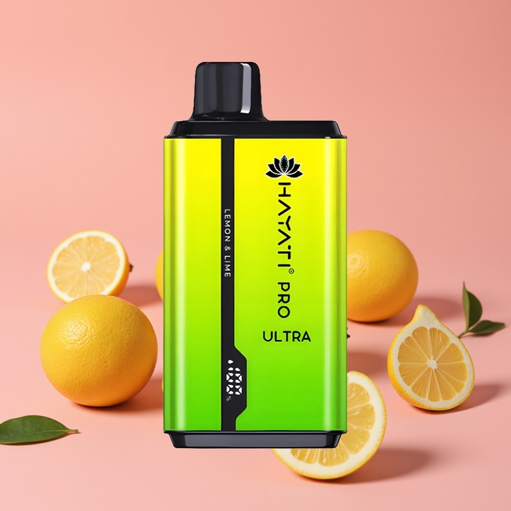 Hayati Pro Ultra 15000 Puffs Limona & Limeta 2×12ml 2%