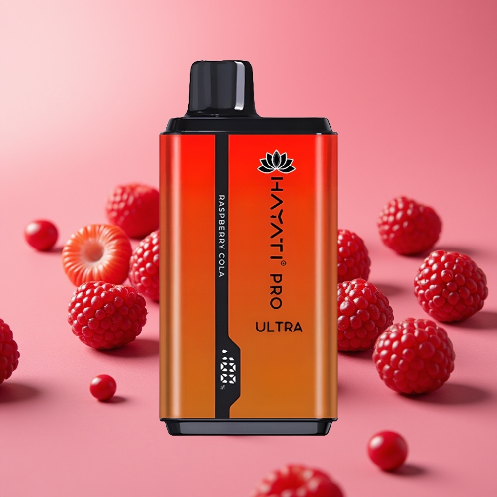 Hayati Pro Ultra 15000 Puffs Malinova Kola 2×12ml 2%