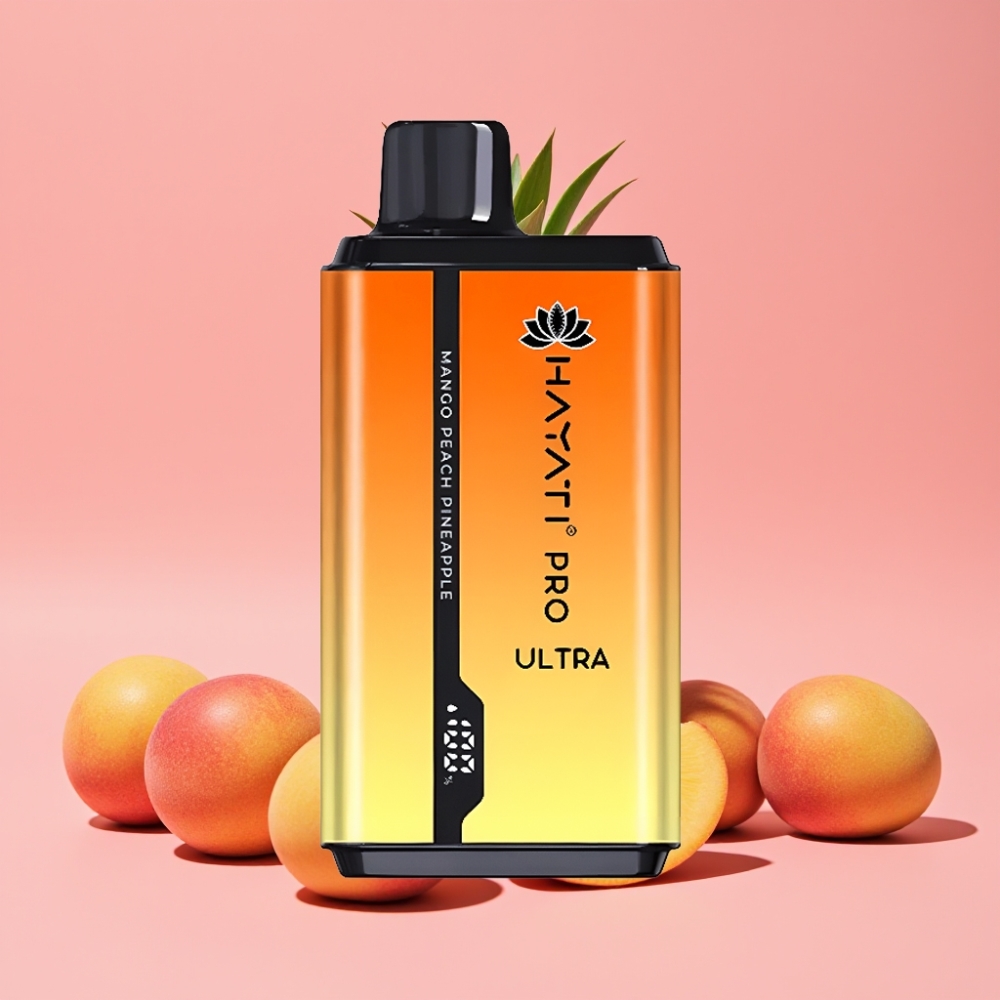 Hayati Pro Ultra 15000 Puffs Mango Breskeva Ananas 850mAh 2×12ml 2%