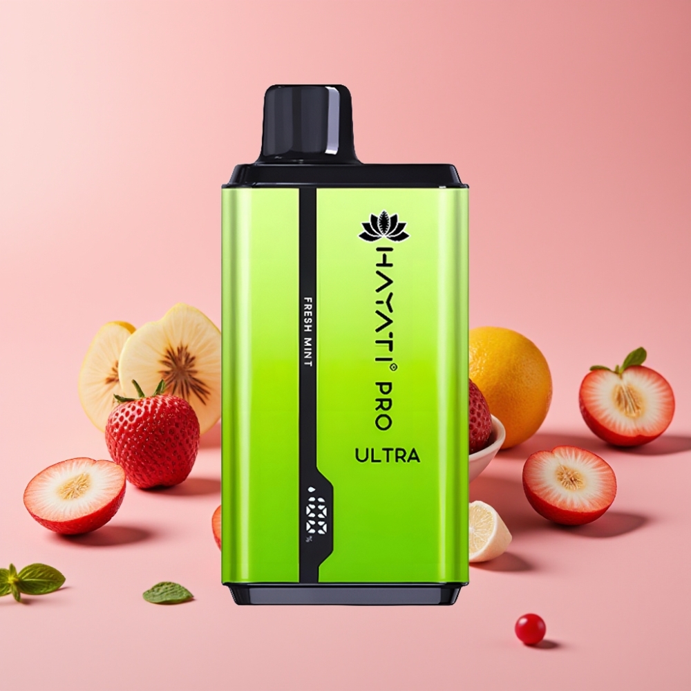 Hayati Pro Ultra 15000 Puffs Sveže Meta 2×12ml 2% 49 Okusov