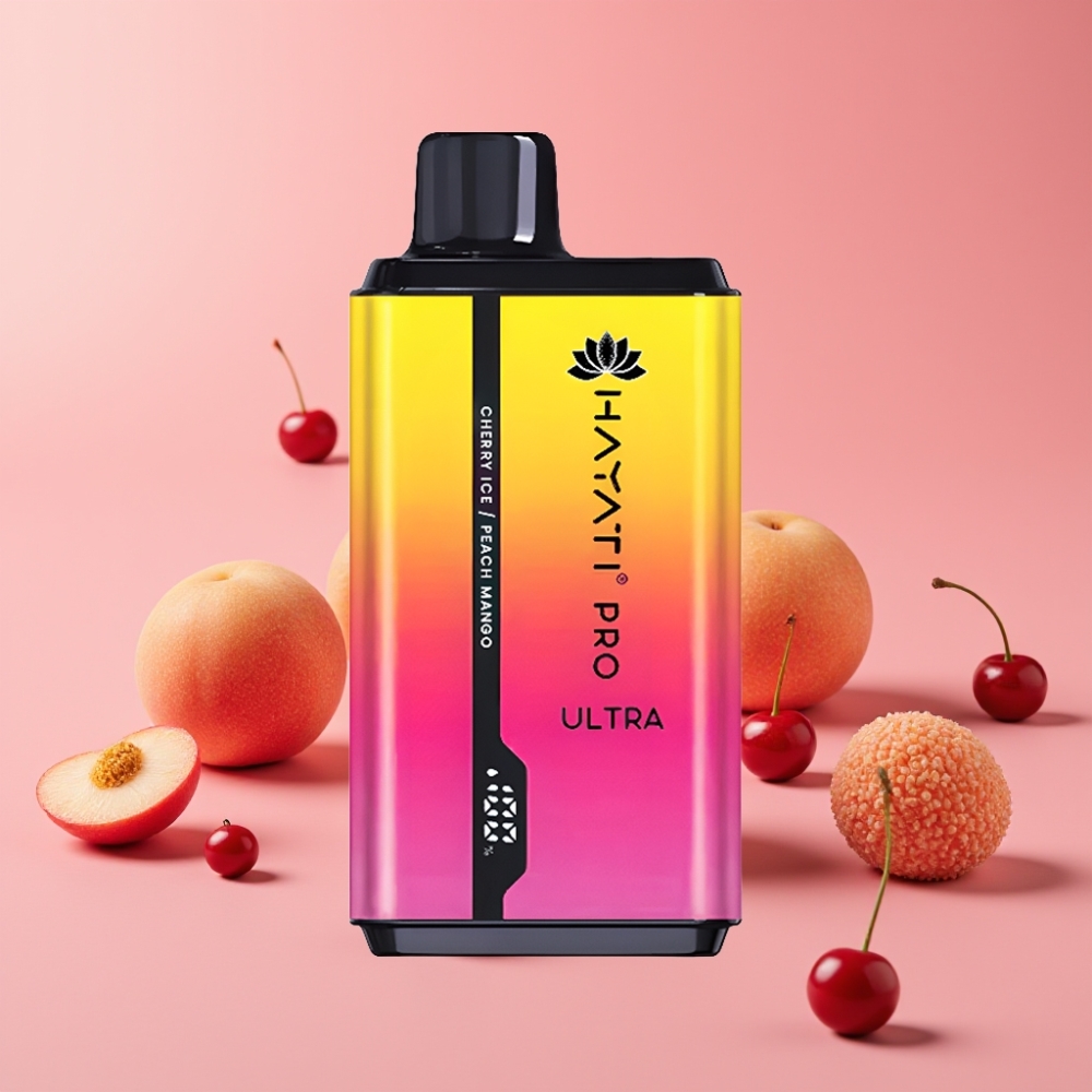 Hayati Pro Ultra 15000 Puffs Češnja Led Breskev Mango 2×12ml 2%