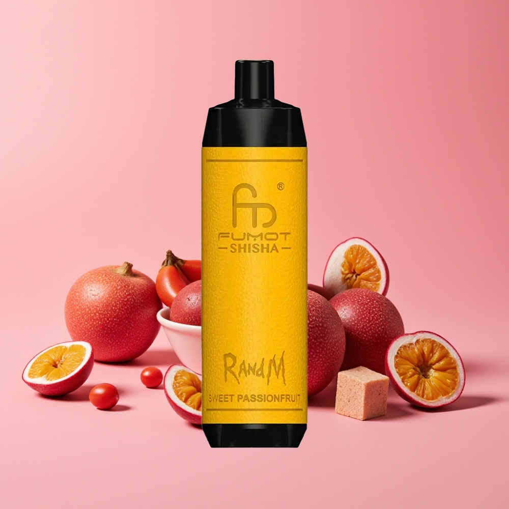 RandM Fumot Shisha 10000 Puffs Sladka Pasijončka 18ml 850mAh Type-C 0.5%