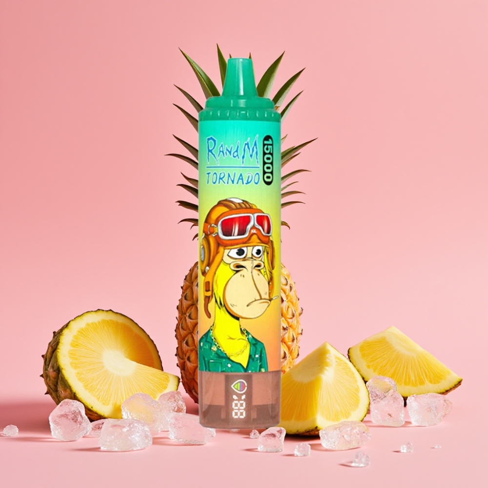 Fumot RandM Tornado 15000 Puffs Ananas Led 25ml 850mAh