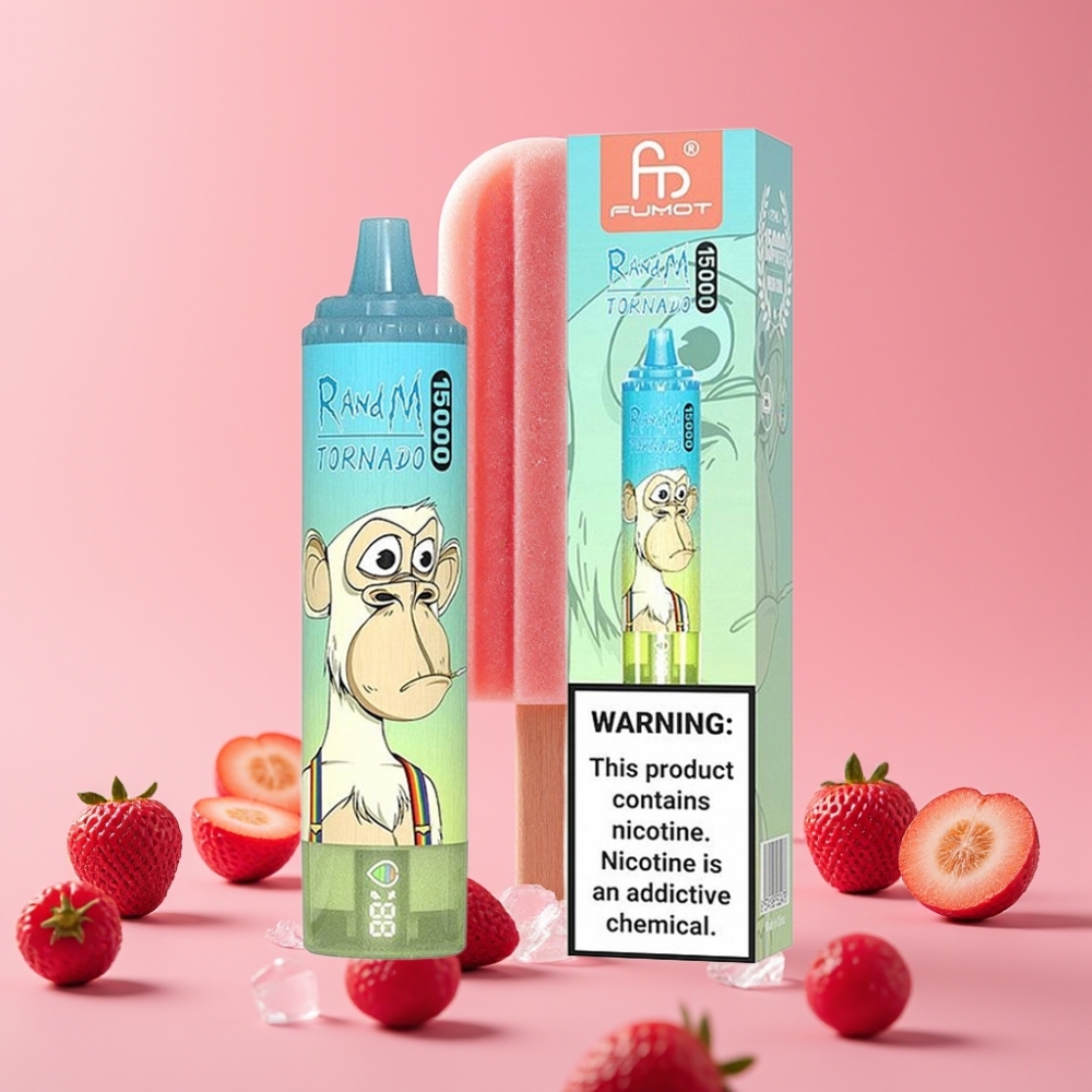 Fumot RandM Tornado 15000 Puffs Ice Pop 25ml 850mAh Mesh Coil