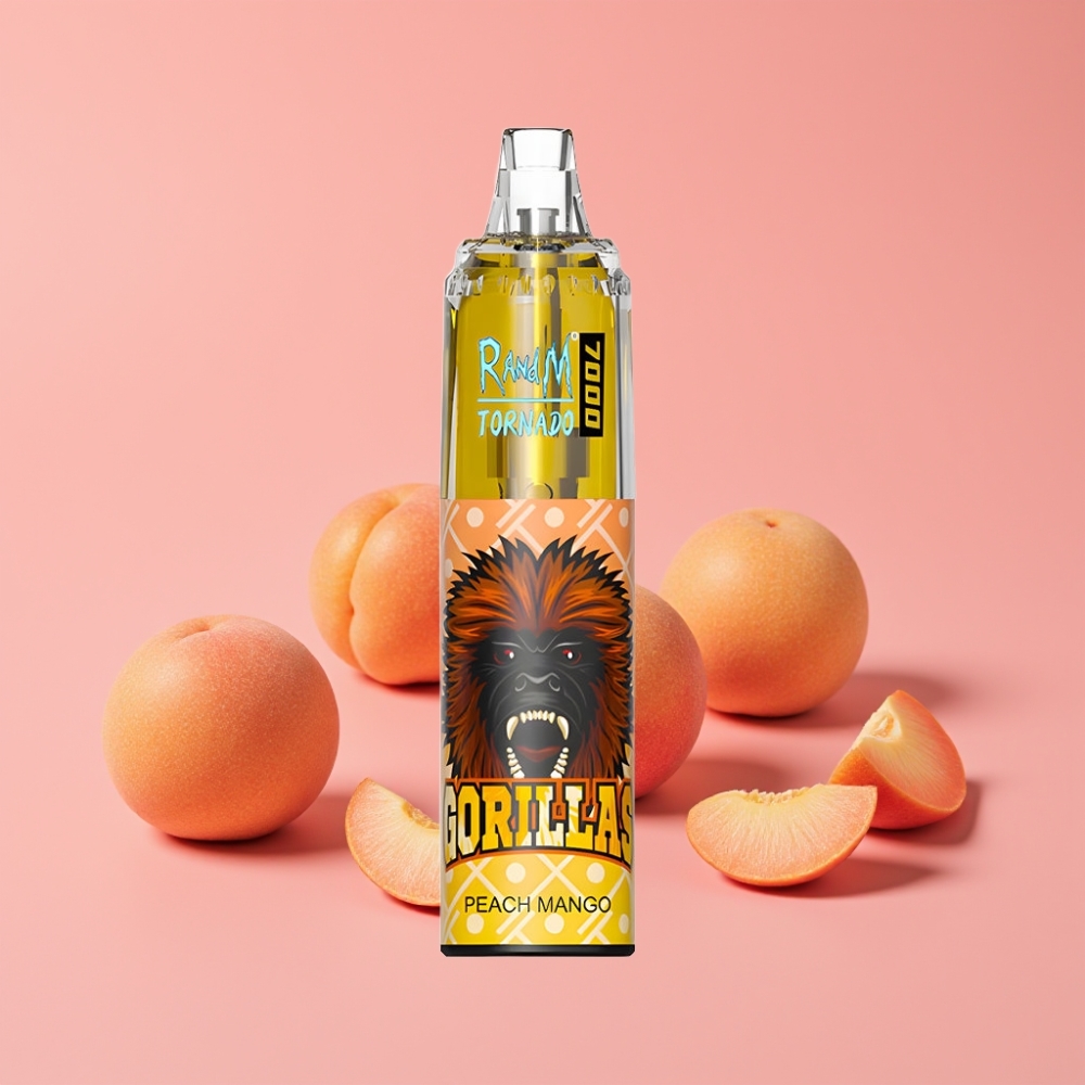 Fumot Tornado 7000 Disposable Vape Breskova Mangova 14ML 850MAH Type-C