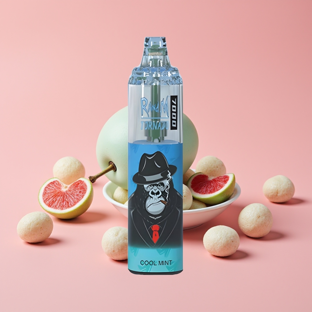 Fumot Tornado 7000 Disposable Vape Hladna Meta 7000 Puffs 14ML 850MAH