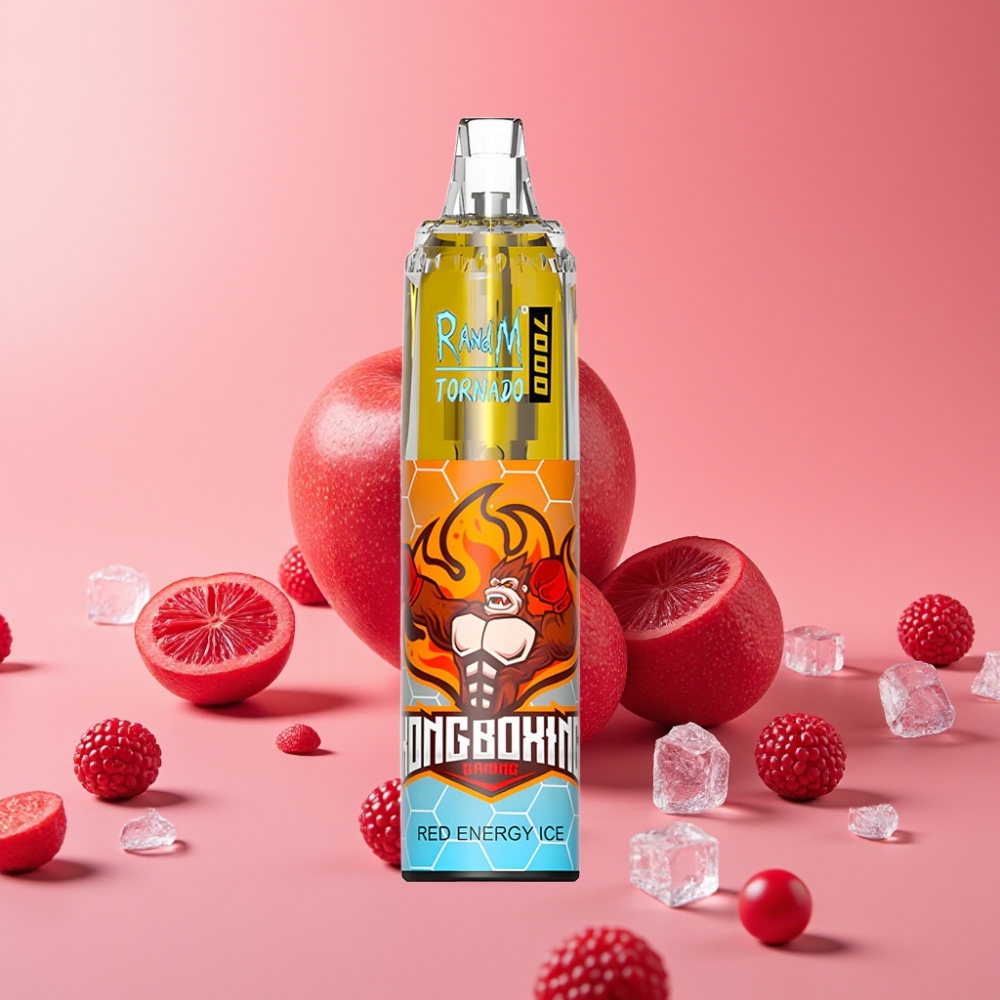 Fumot Tornado 7000 Rdeča Energija Ice 14ML 850MAH Mrežasta Tuljava