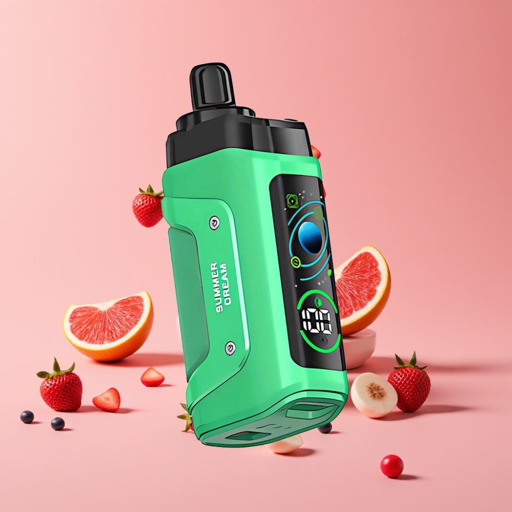 Razz Bar 45000 Puffs Disposable Vape Poletna Sanja, 1.0 Ohm Mesh, 650 mAh, Type-C