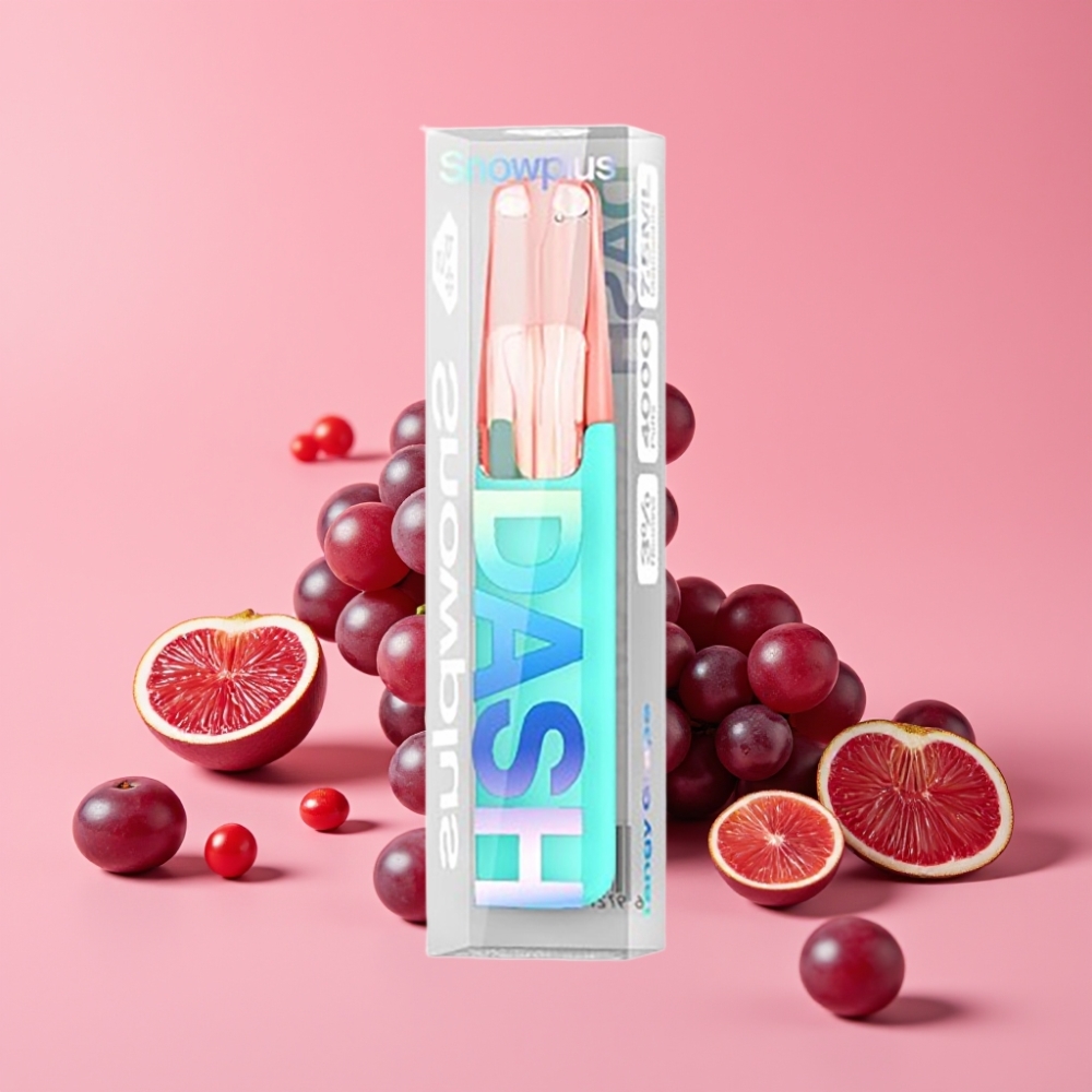 Snowplus Dash 4000 Puffs Disposable Device Kislo Grozdje 7,5 ml 5% 4000 vlekov
