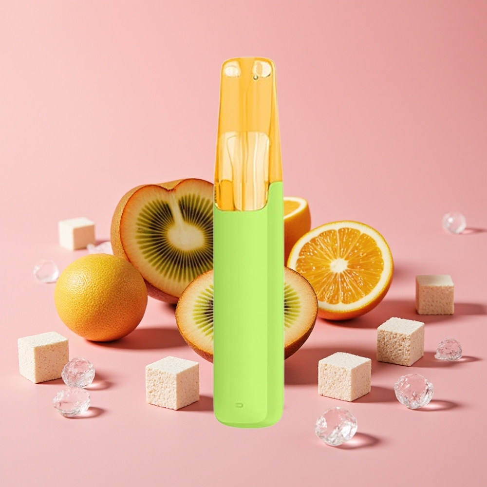 Snowplus Dash 4000 Puffs Disposable Device Kiwi Ice (7,5 ml, 530 mAh, 4000 pufov)