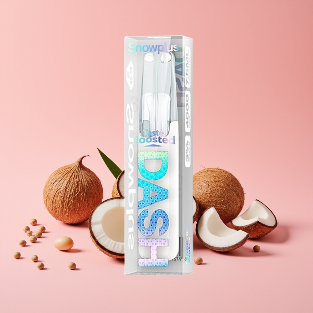 Snowplus Dash 4000 Puffs Disposable Device Kokosova Voda 7,5 ml 530 mAh