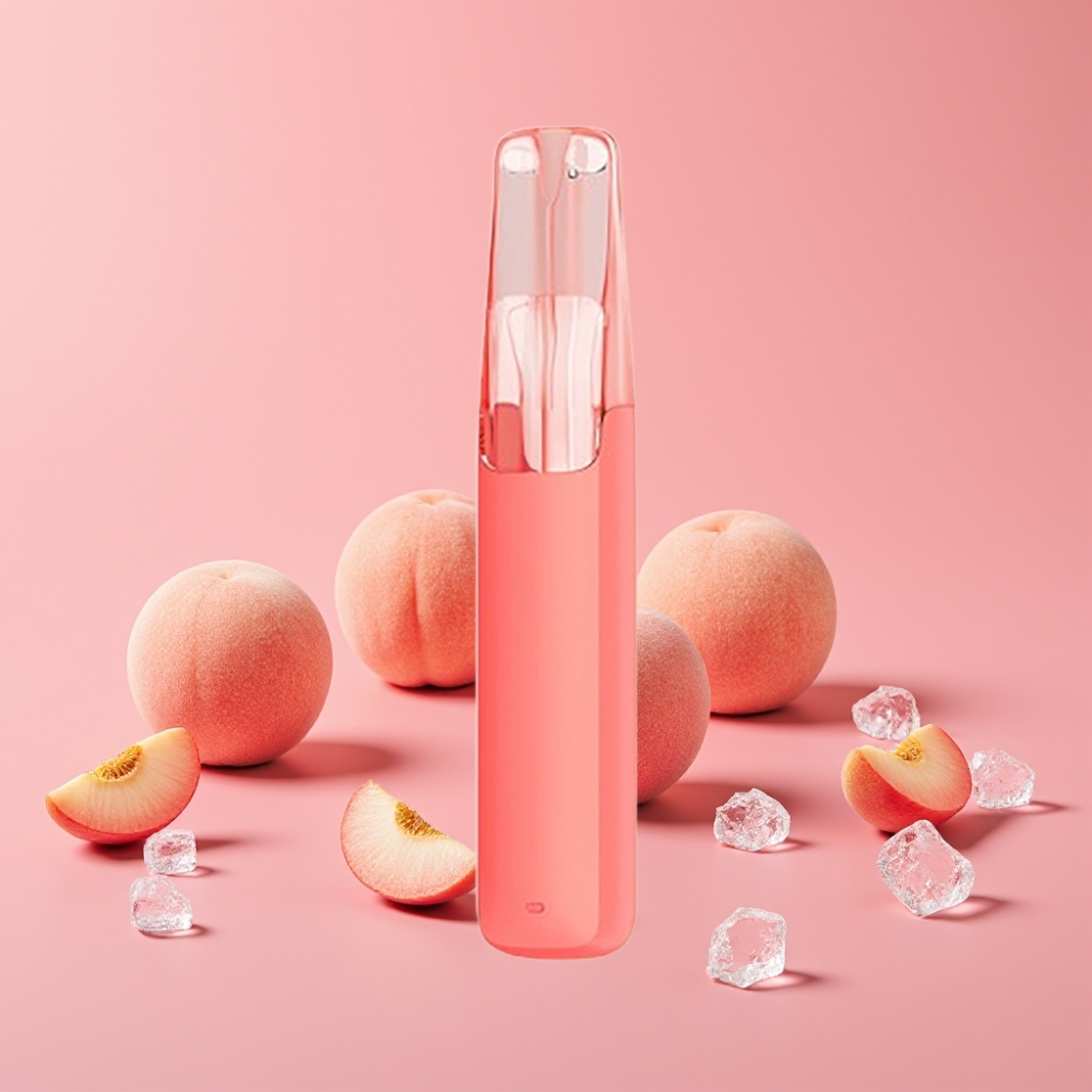 Snowplus Dash 4000 Puffs Dispozabilna Naprava Peach Ice 7,5 ml/530 mAh/3%,5%