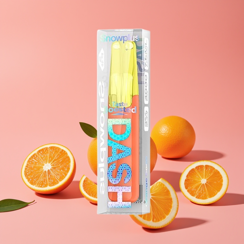 Snowplus Dash 4000 Pufi Pogonska Naprava Oranžna Soda 7,5 ml 530 mAh