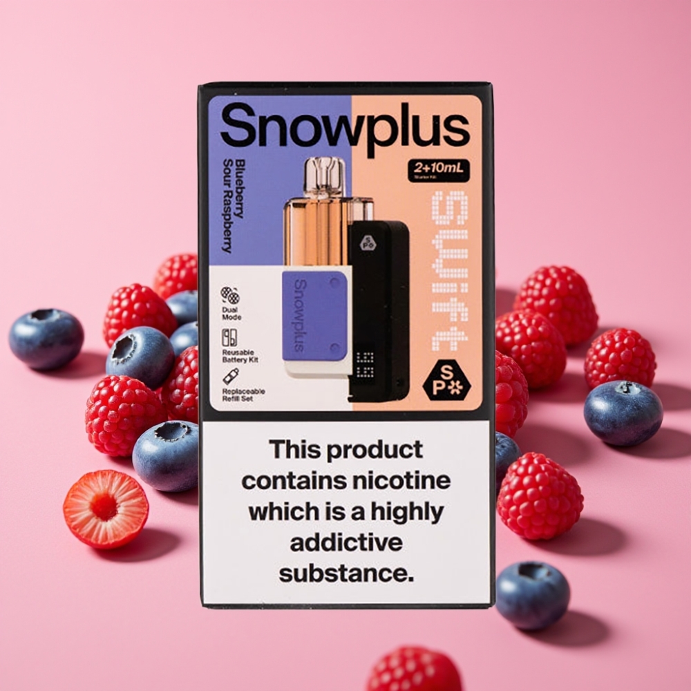 Snowplus Swift 5000 Puffs Prefilled Pod Kit Borovnica Kisla Malina, 1000 mAh, 2+10 ml