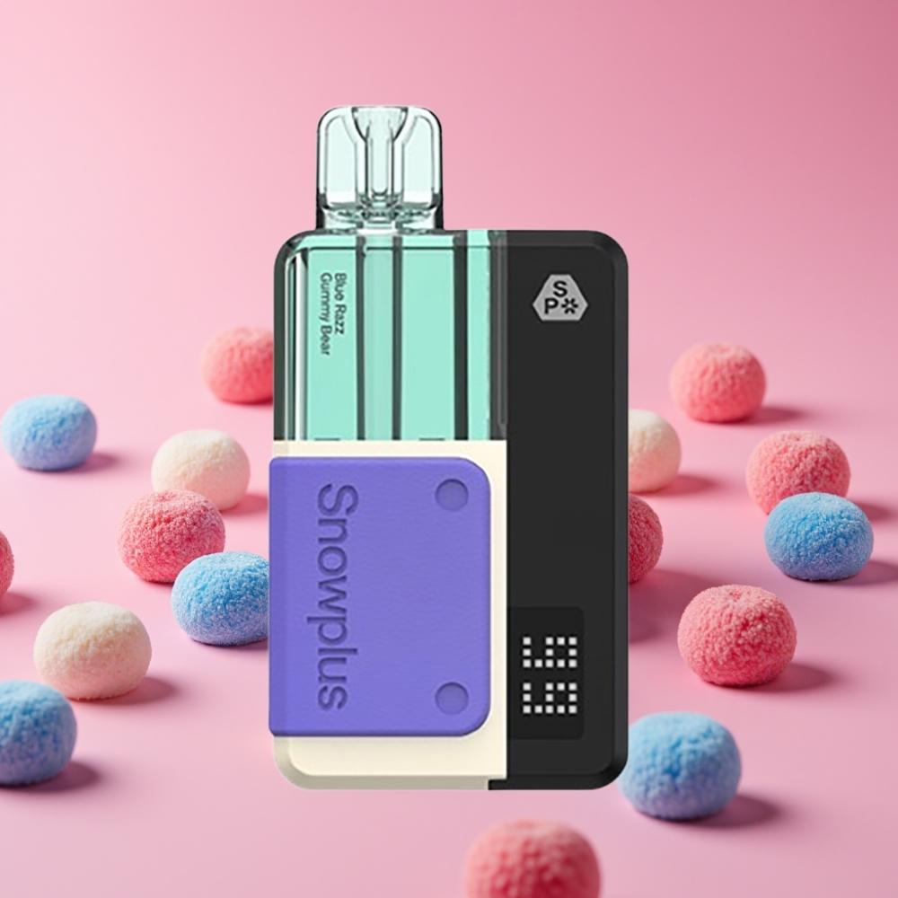 Snowplus Swift 5000 Puffs Prefilled Pod Kit Modri Razz Gummy Bear, 1000 mAh, 2+10 ml