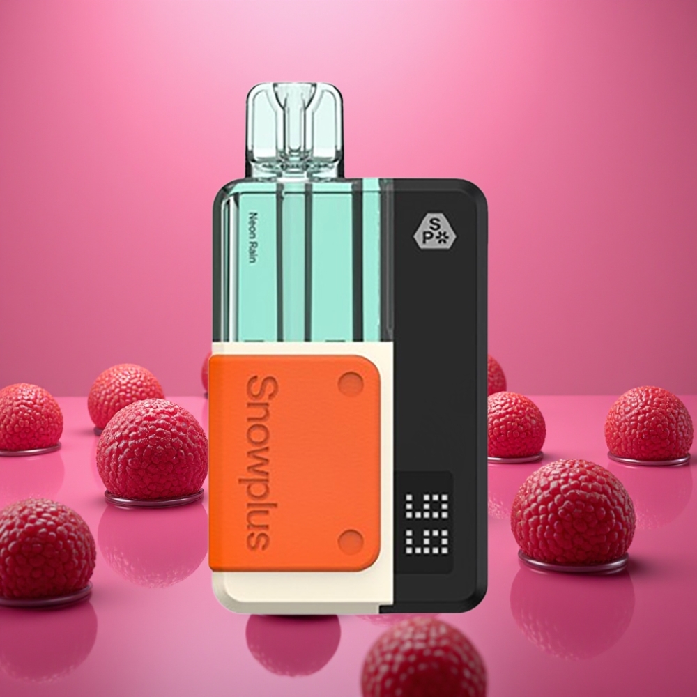 Snowplus Swift 5000 Puffs Prefilled Pod Kit Neon Dež (43x81x25, 1000 mAh, 2+10 ml)