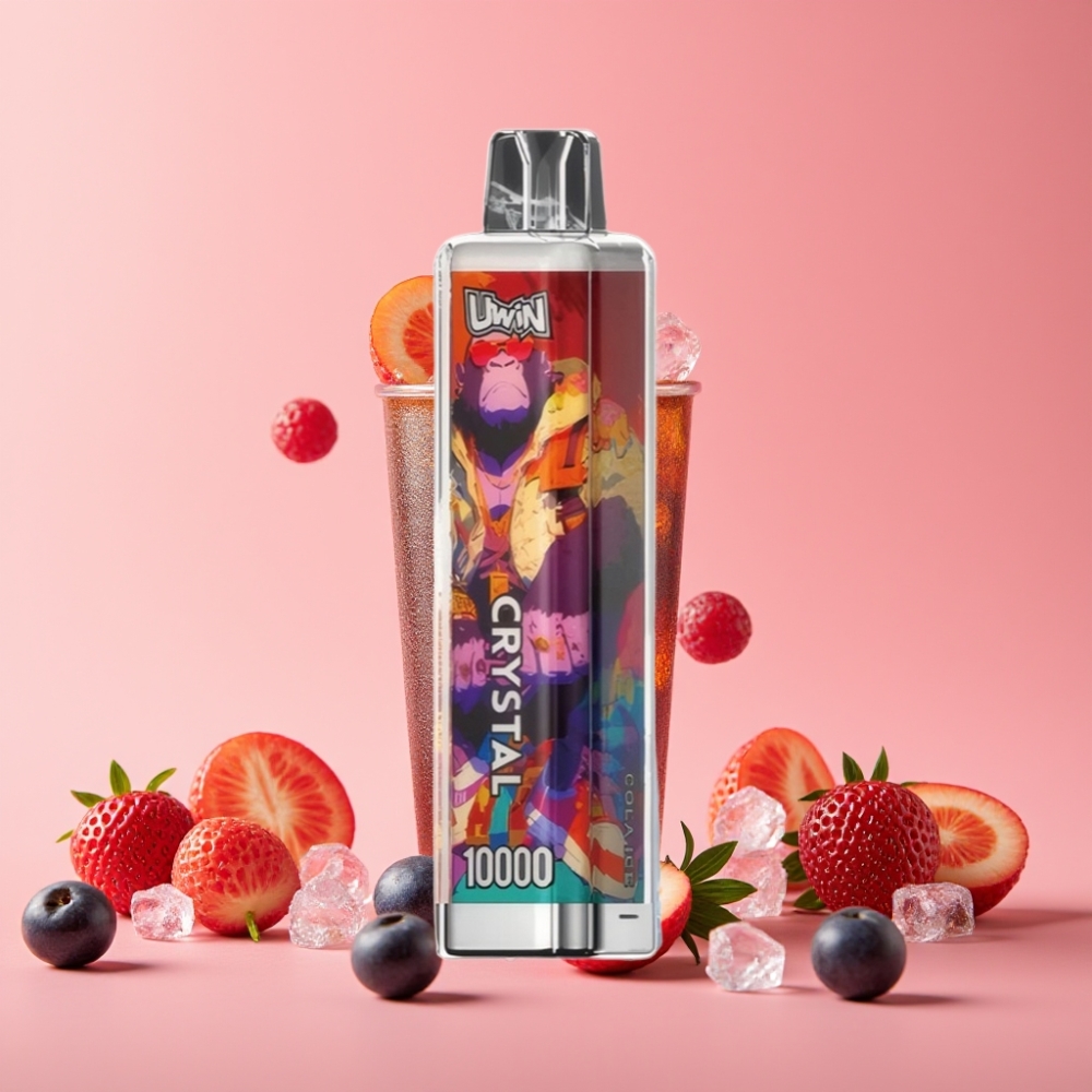 UWIN Crystal 10000 Puffs Cola Ice 18ml, 650mAh, RGB