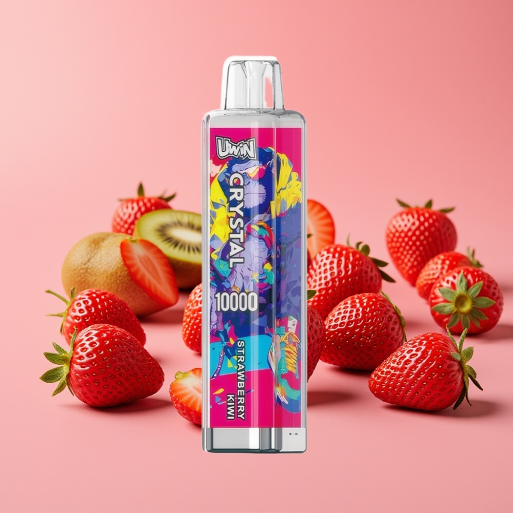 UWIN Crystal 10000 Puffs Jagoda-Kivi 18ml 650mAh RGB