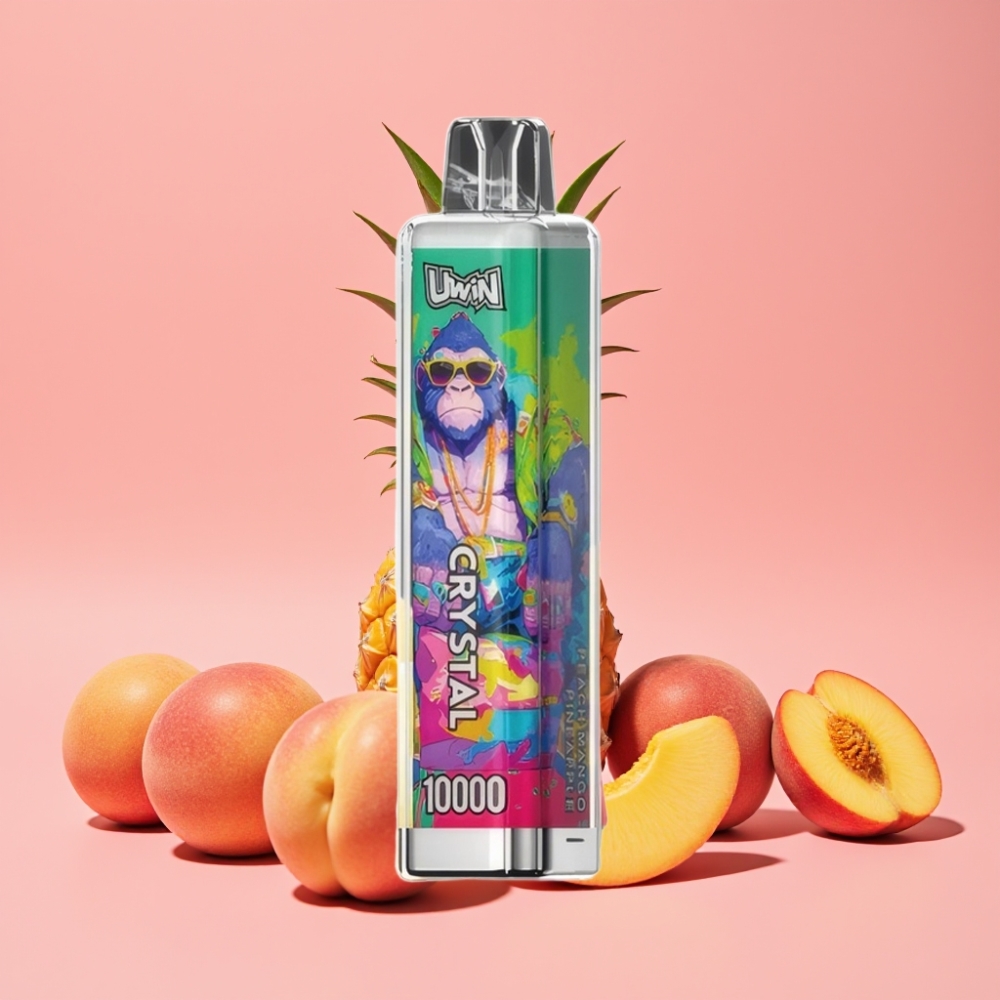UWIN Crystal 10000 Puffs Peach Mango Pineapple 18ml 5% 650mAh