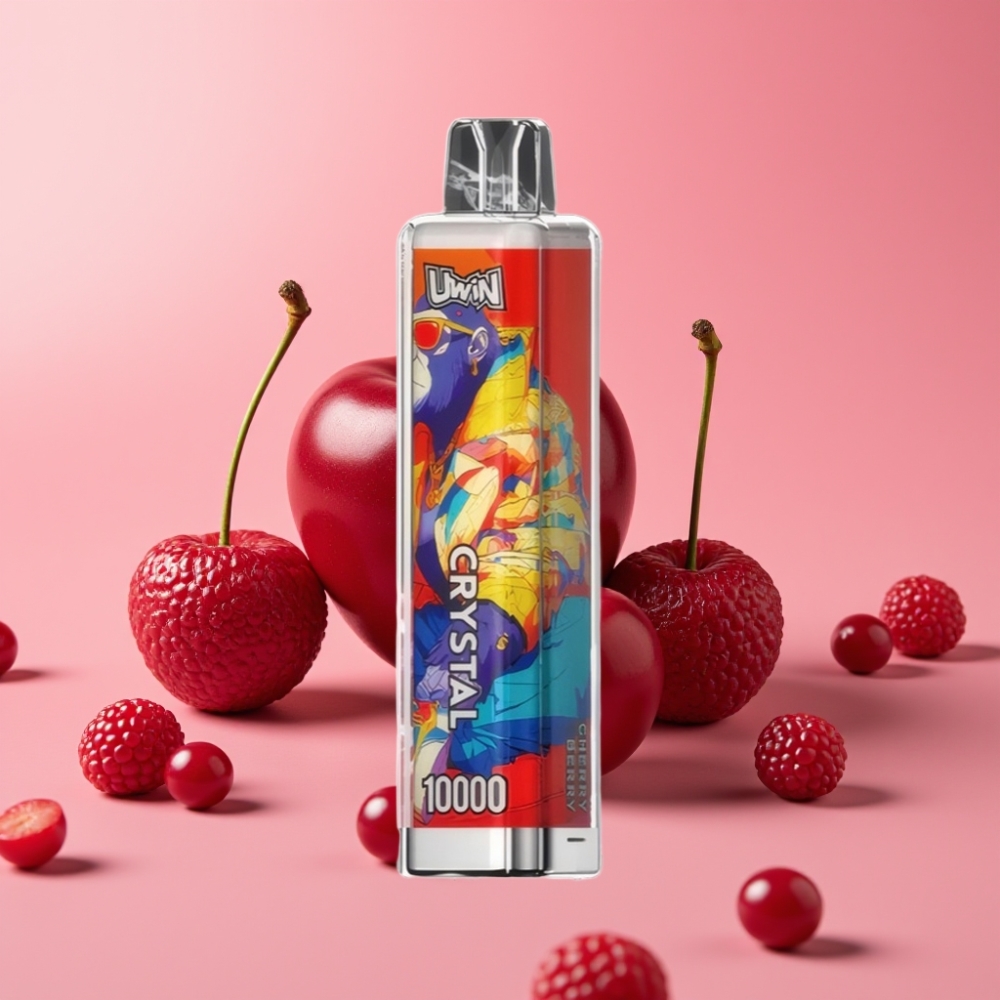 UWIN Crystal 10000 Puffs Češnja-Berry, 18ml, 650mAh, Type-C