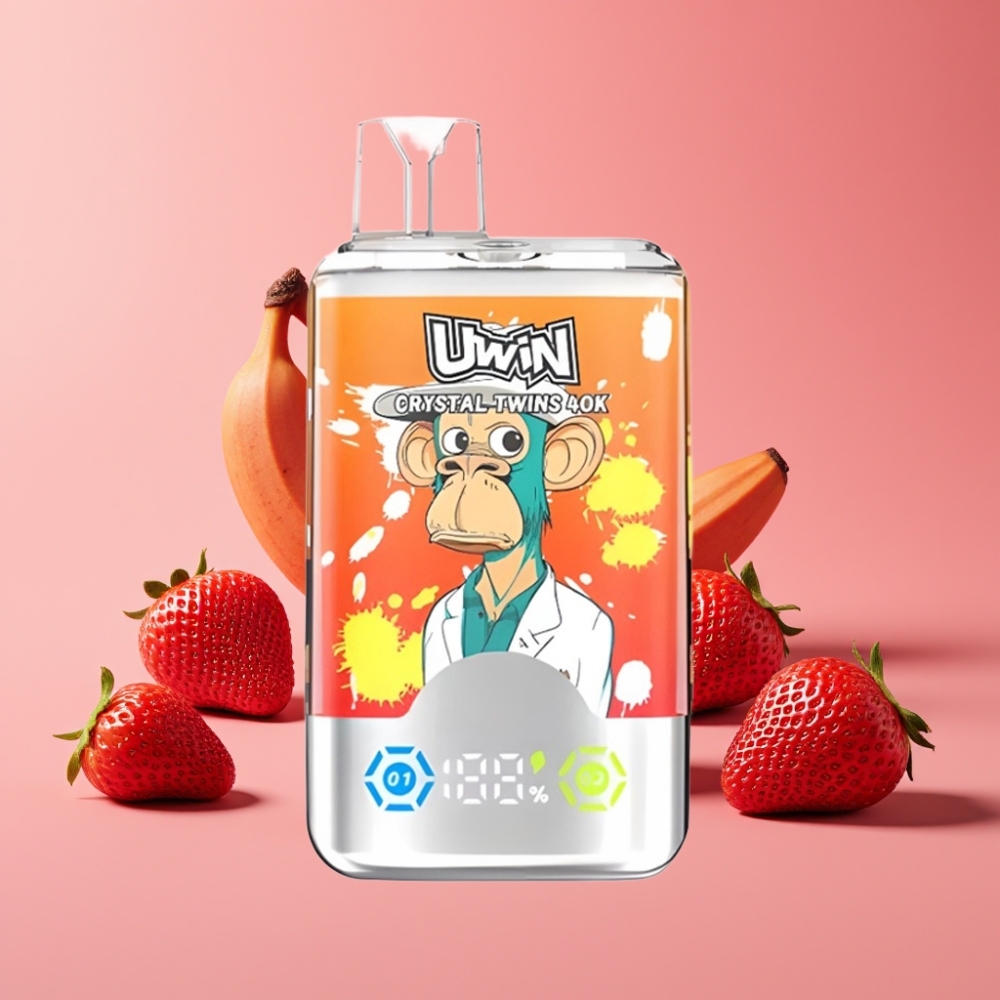 UWIN Crystal Twins 40000 Puff 32ml 850mAh Ljubica Jagoda Banana