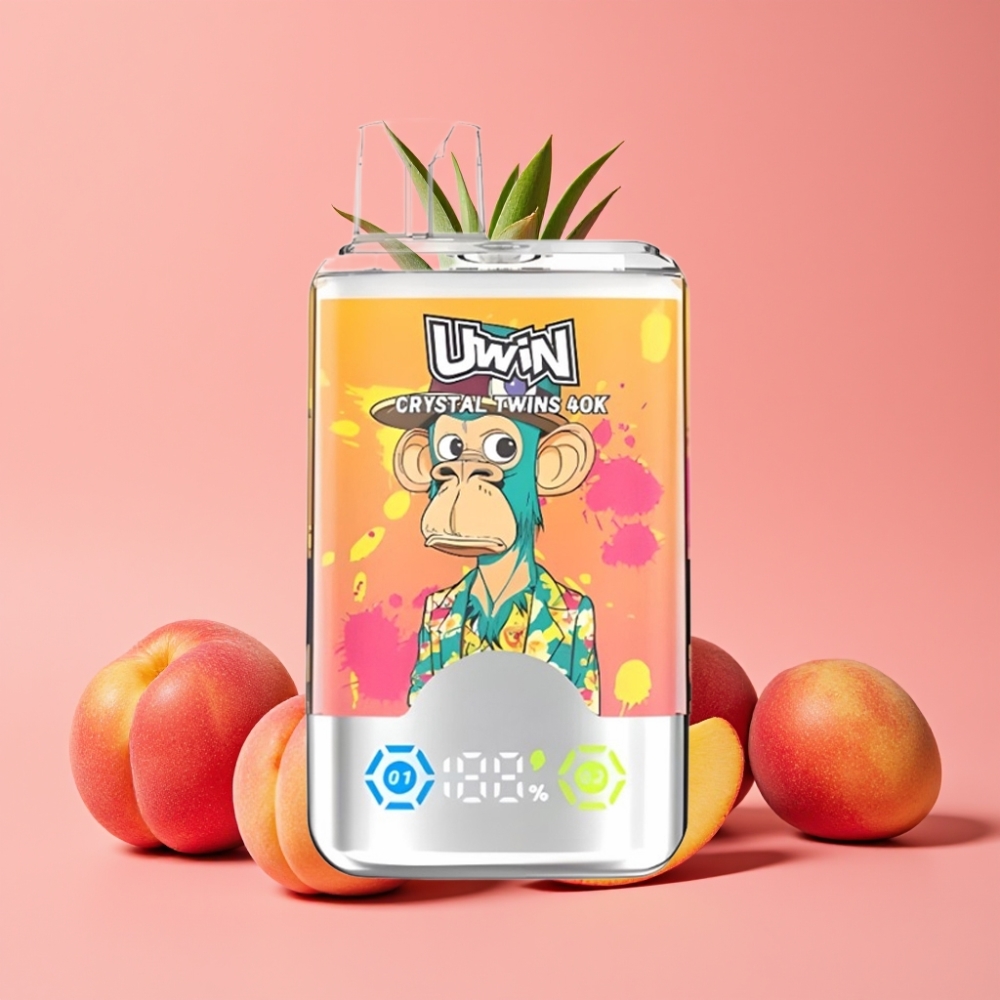 UWIN Crystal Twins 40000 Puffs Breznični - 32ml, 0.6 Ohm, Type-C, 850mAh