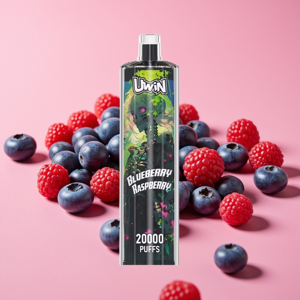 Uwin Shisha Hookah Crystal 20000 Puffov 0% 2% 3% 5% Nikotina 22ml Type-C Borovnica Malina