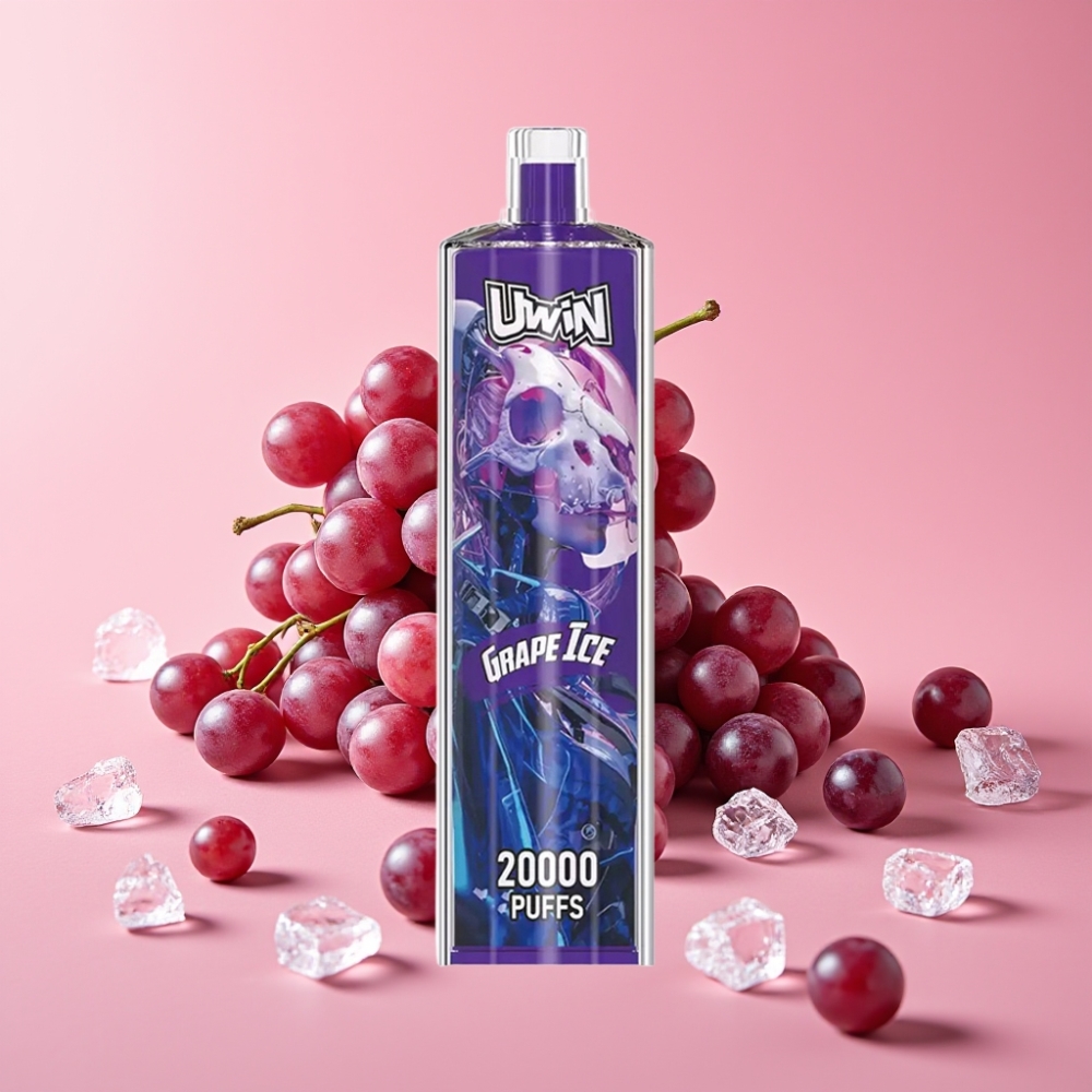 Uwin Shisha Hookah Crystal 20000 Puffs 22ml 650mAh Type-C Grozdov led