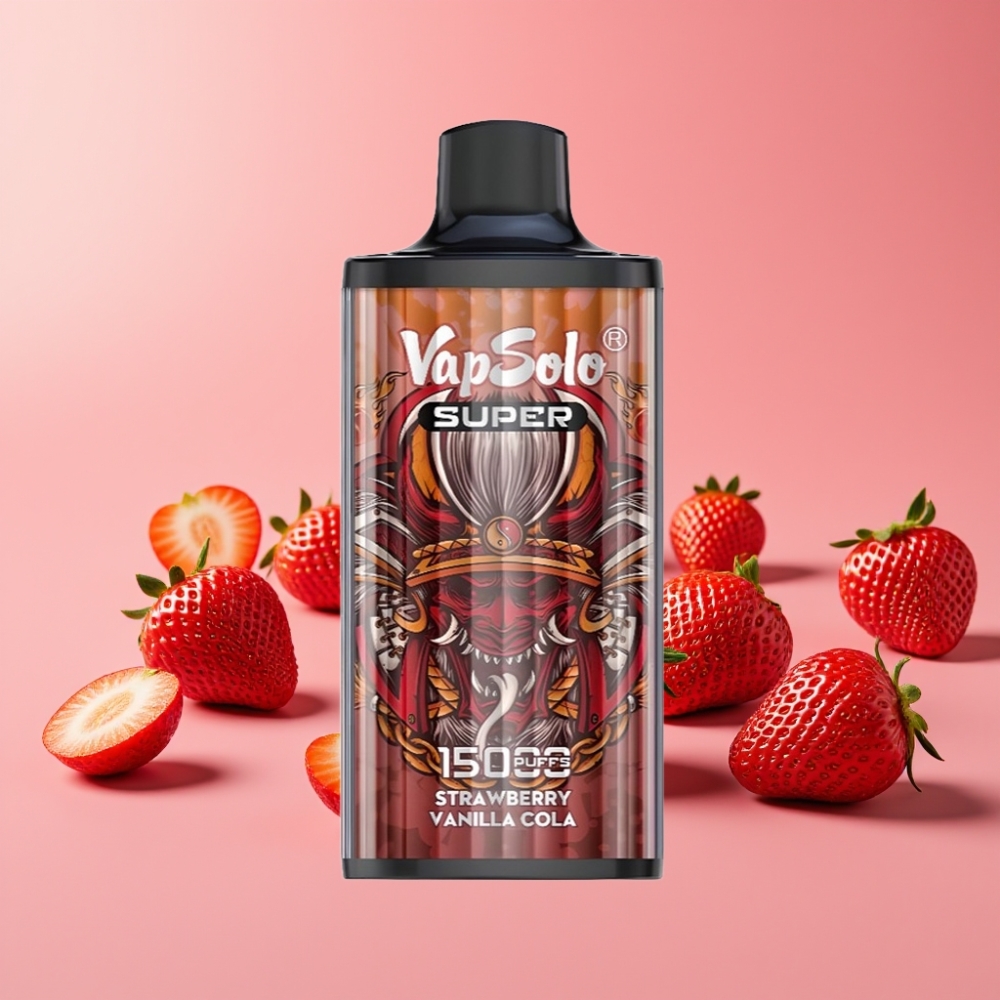 Vapsolo Super 15000 puffs Jagoda Vanilja Kola 40ml 850mAh Type-C