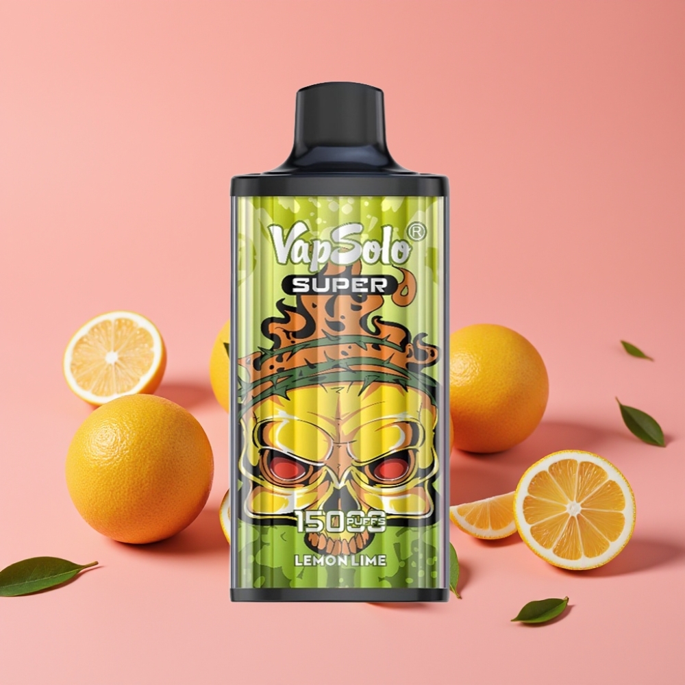 Vapsolo Super 15000 puffs Lima Limon, 40ml, 50 mg/ml, Type-C