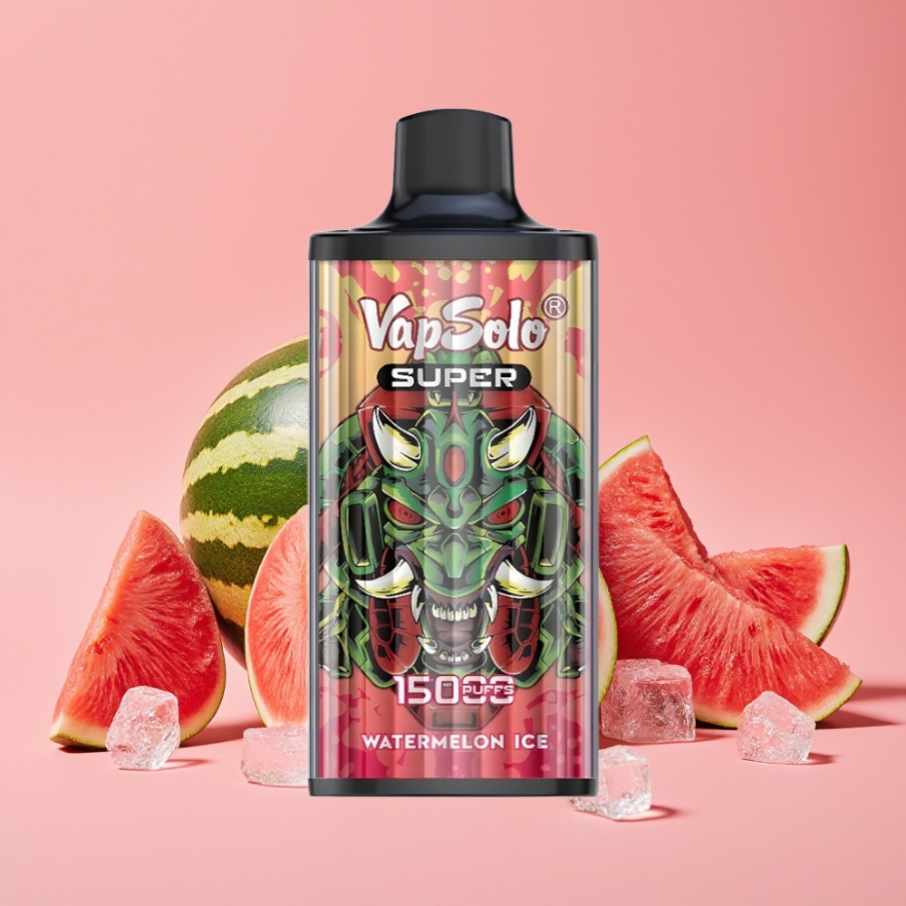 Vapsolo Super 15000 puffs Lubenica Led 40ml 850mah Type-C 20/50 mg/ml