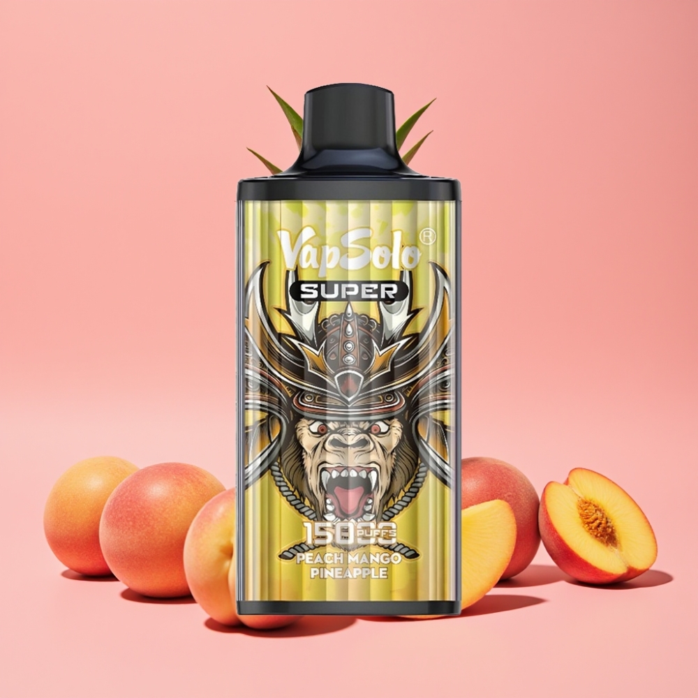 Vapsolo Super 15000 puffs breskovo-mangovo-ananasova aroma 40ml 850mAh Type-C
