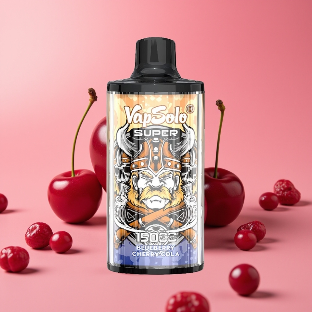 Vapsolo Super 15000 puffs Češnjeva kola 40ml 20/50mg/ml 850mAh Type-C