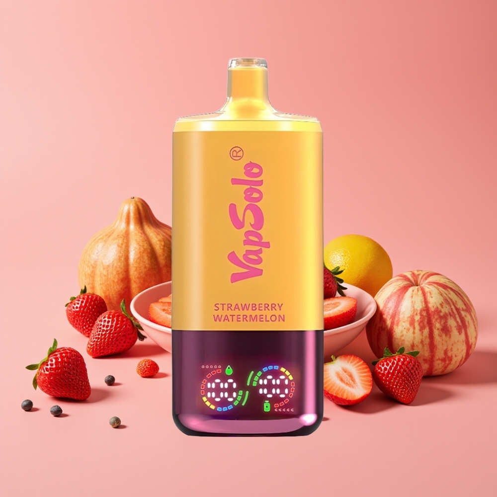 VapSolo Triple 30000 Puffs Jagoda Lubenica & Limona Breskeva 40ml 20/50mg/ml Type-C