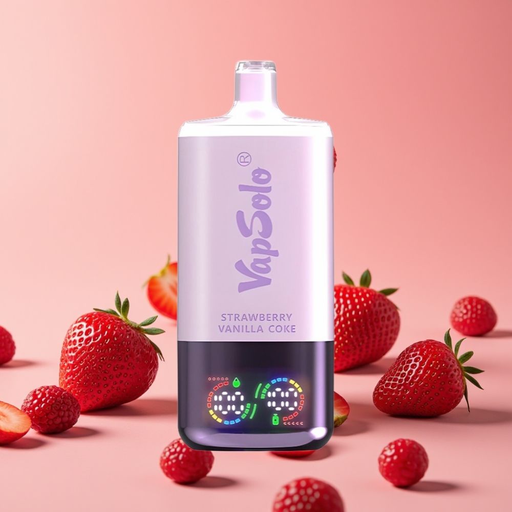 VapSolo Triple 30000 Puffs Jagoda Vanilja Kola 40ml 20/50mg/ml Type-C