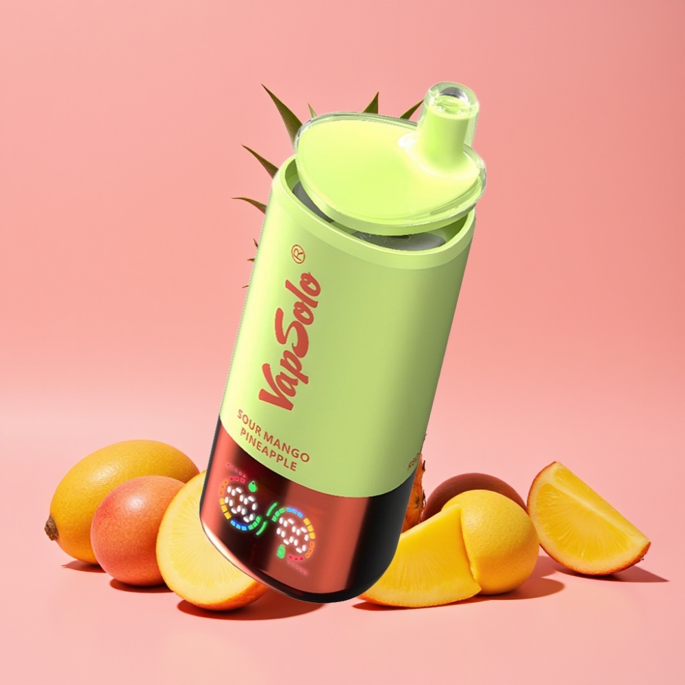 VapSolo Triple 30000 Puffs Kislo Mango Ananas, 40ml, 20/50 mg/ml, Type-C