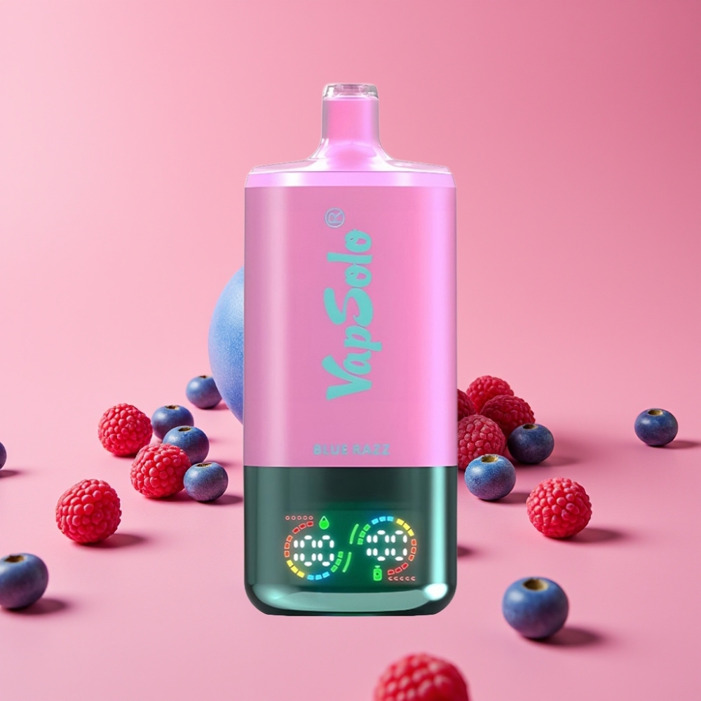 VapSolo Triple 30000 Pufi Modra Malina 40ml 20mg/ml/50mg/ml Type-C