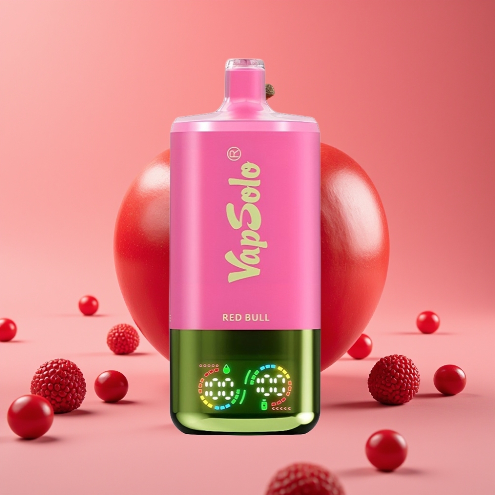 VapSolo Triple 30000 Pufi Red Bull, 40ml, 20/50 mg/ml, 3 rezervoarji, Type-C